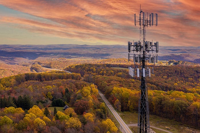 Cell Tower in Wilderness